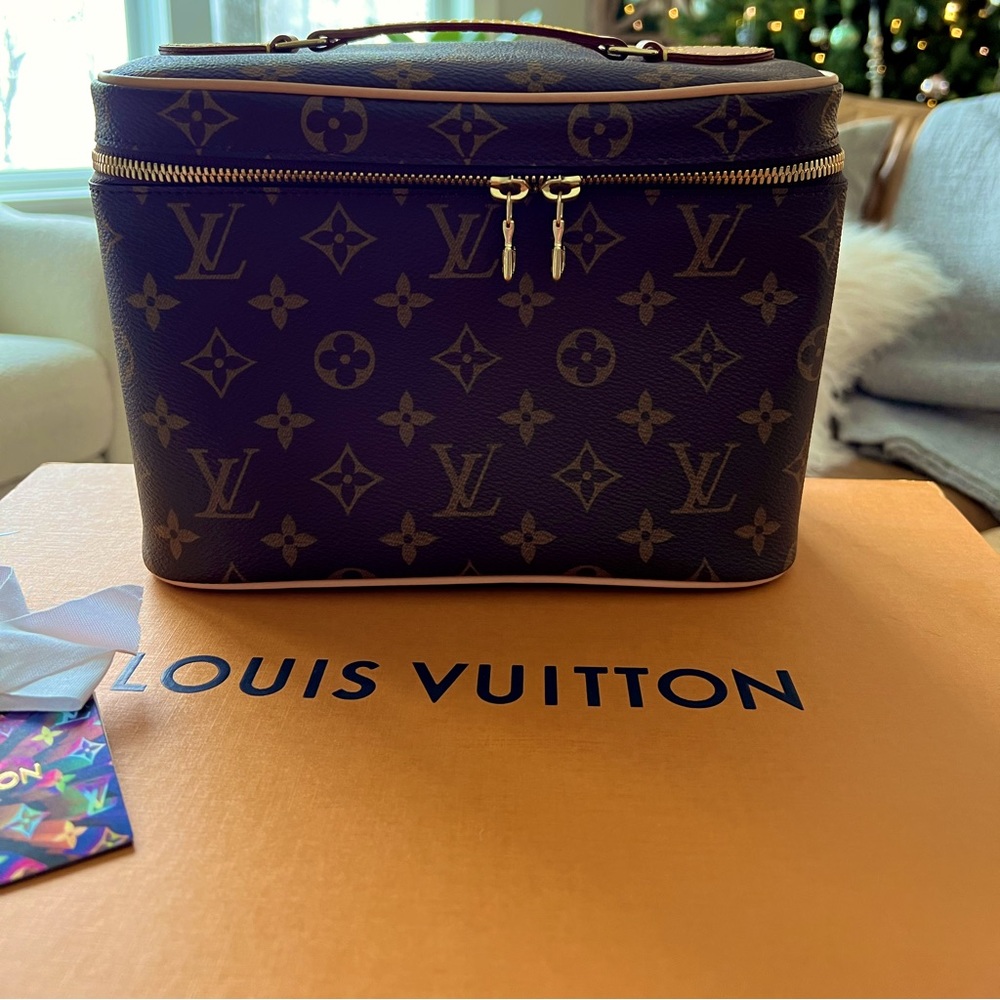 New In Box Louis Vuitton “Nice BB” Cosmetic Vanity Bag